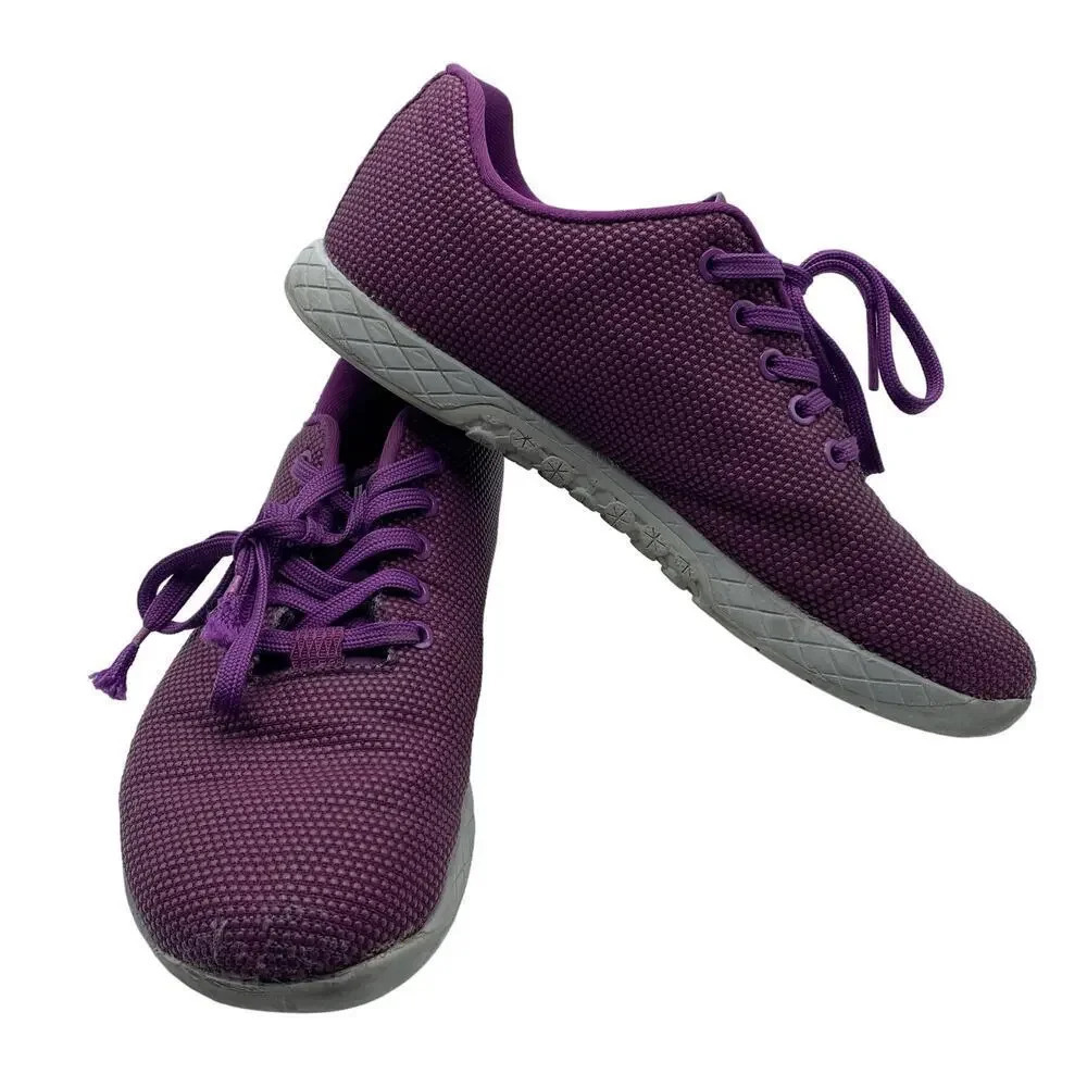 NOBULL Purple Lighting Trainer Sneaker Unisex Women 10.5 Men 9 Crossfit Exercise